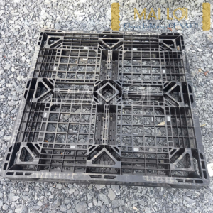Pallet Nhựa Cũ 1100x1100x120mm (Đen)