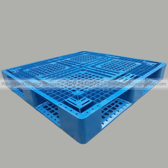Pallet Nhựa Mới 1200x1200x150mm Xanh Dương