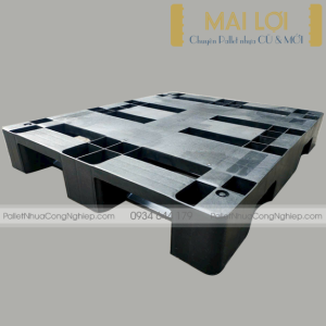 Pallet Nhựa Mới 1200x1000x170mm màu đen