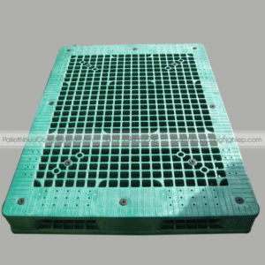 Pallet Nhựa Cũ 1500x1500x150mm xanh lá