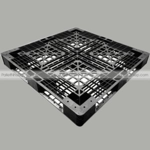 Pallet Nhựa Màu Đen 1100x1100x120mm
