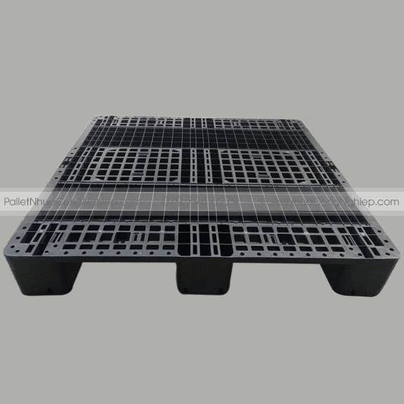 Pallet Nhựa Màu Đen 1100x1100x150mm