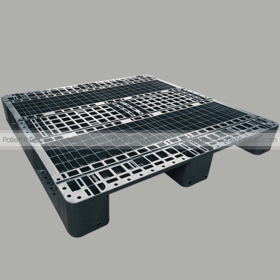 Pallet Nhựa Màu Đen 1200x1200x155mm