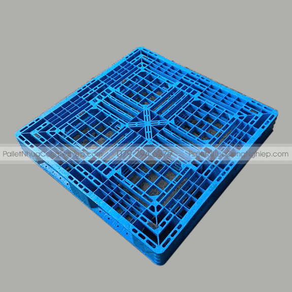 Pallet Nhựa Cũ 1100x1100x150mm Chân Giằng
