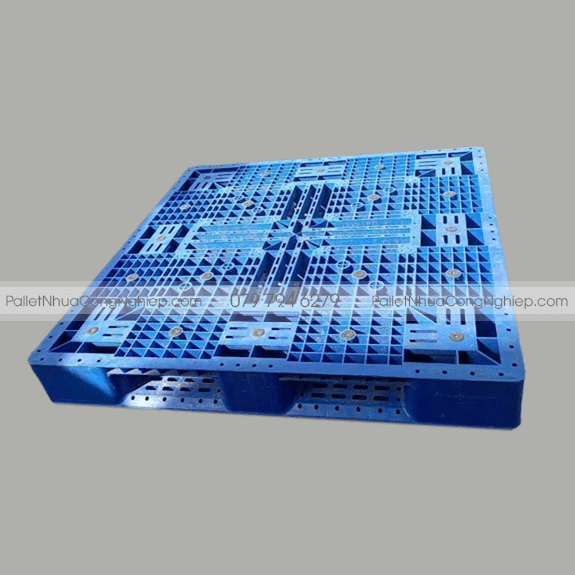 Pallet Nhựa Cũ Màu Xanh Dương 1200x1200x150mm