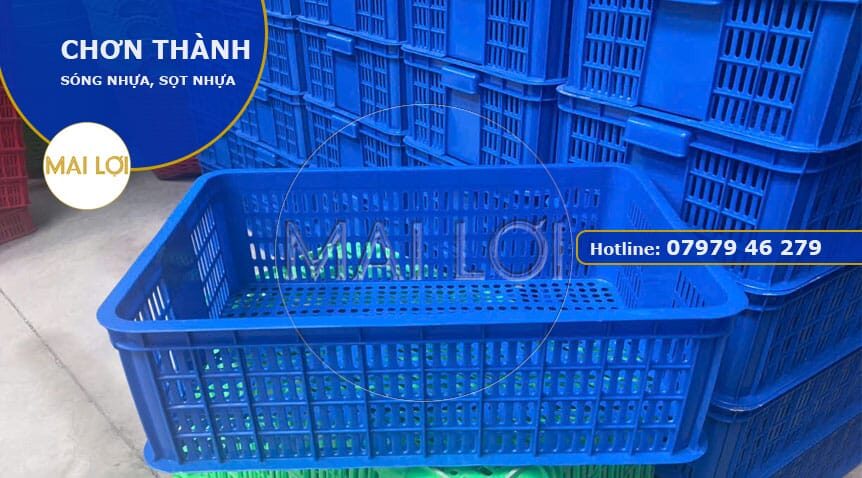 Giá sóng nhựa, sọt nhựa tại Chơn Thành khoảng bao nhiêu tiền?