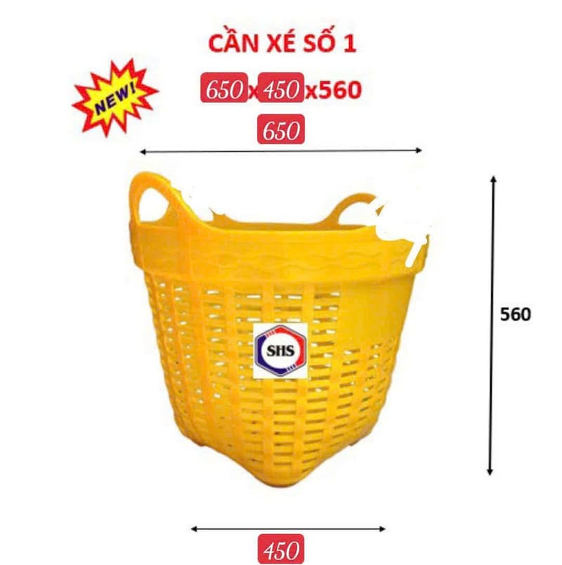 Sóng nhựa kích thước lớn, tiện lợi cho việc chứa và vận chuyển hàng hóa số lượng nhiều