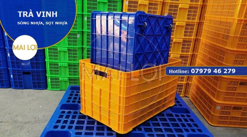 Sóng nhựa, sọt nhựa tại Trà Vinh » Bền chắc, giá hợp lý