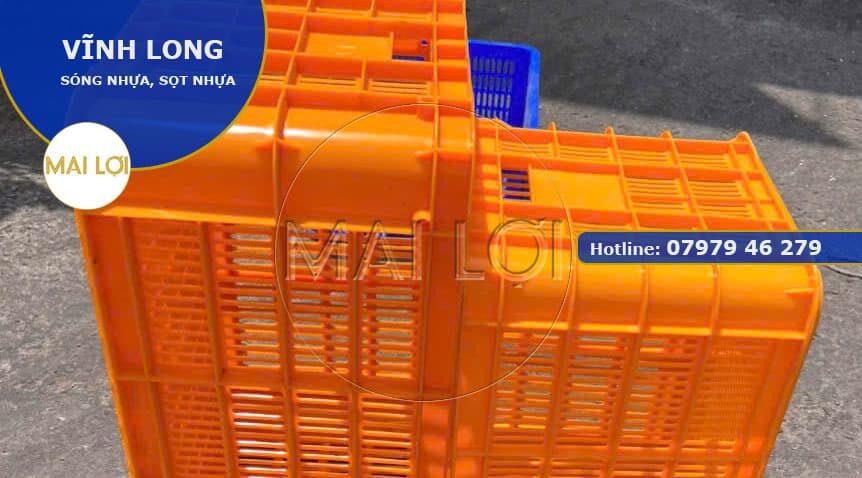 Sóng nhựa, sọt nhựa tại Vĩnh Long giá sỉ » Chất lượng tốt, bền lâu