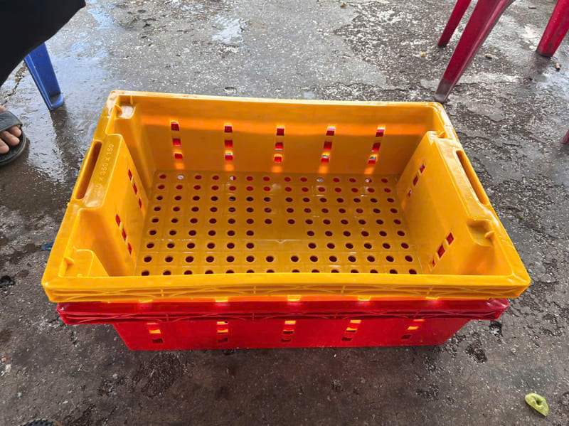 Sóng nhựa thiết kế thoáng khí, phù hợp đựng nông sản