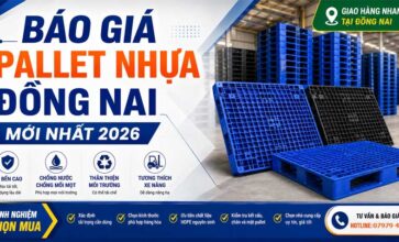 Báo giá pallet nhựa Đồng Nai mới nhất 2026 và kinh nghiệm chọn mua