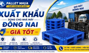Pallet nhựa xuất khẩu dùng cho nhà máy Đồng Nai » Giá tốt