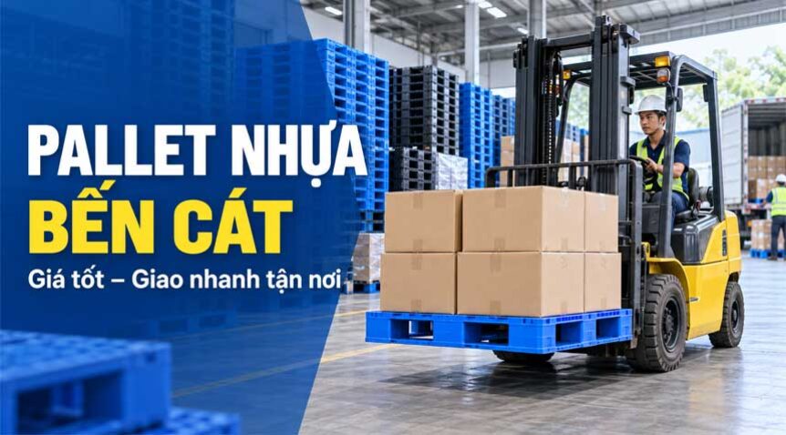 Pallet nhựa Bến Cát » Giải pháp kê hàng bền sạch cho doanh nghiệp