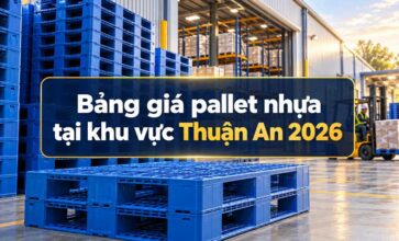 Bảng giá pallet nhựa tại khu vực Thuận An mới nhất năm 2026